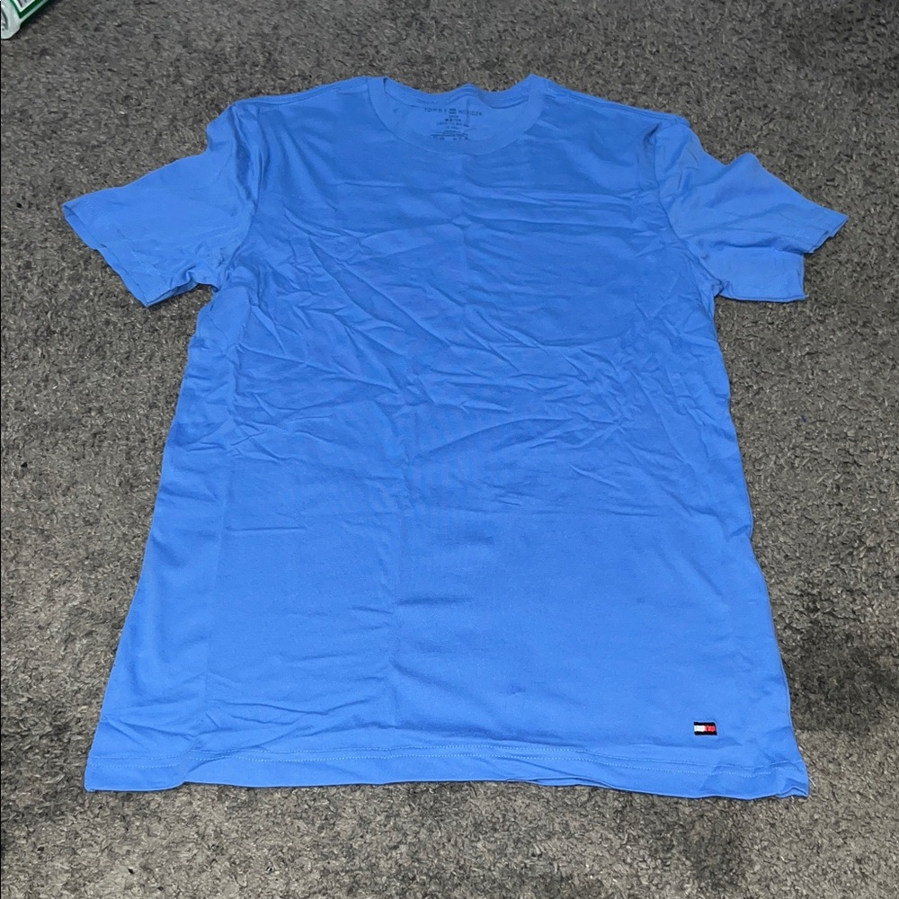 Tommy Hilfiger Men's Sky Blue Short Sleeve Tee